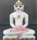 Picture of Super White Simandhar Swami 9” Murti 9S3