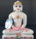 Picture of Super White Simandhar Swami 9” Murti 9S5