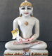Picture of Normal White Simandhar Swami 13” Murti 13N2