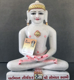 Picture of Normal White Simandhar Swami 13” Murti 13N3