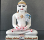 Picture of Super White Simandhar Swami 13” Murti 13S2