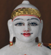 Picture of Normal White Simandhar Swami 11” Murti 11N9