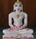 Picture of 11N17 Normal White Simandhar Swami 11” Murti 11N17