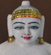 Picture of Normal White Simandhar Swami 11” Murti 11N25
