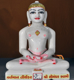 Picture of Normal White Simandhar Swami 13” Murti 13N9