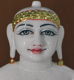 Picture of Normal White Simandhar Swami 13” Murti 13N10