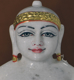 Picture of Normal White Simandhar Swami 13” Murti 13N13