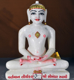 Picture of Normal White Simandhar Swami 13” Murti 13N15