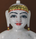 Picture of Normal White Simandhar Swami 13” Murti 13N15