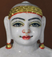 Picture of Normal White Simandhar Swami 13” Murti 13N18