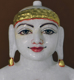 Picture of Normal White Simandhar Swami 13” Murti 13N22