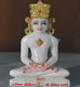 Picture of Normal White Simandhar Swami with Mugat 11” Murti 11MG1