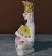Picture of Normal White Simandhar Swami with Mugat 11” Murti 11MG3