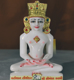 Picture of Normal White Simandhar Swami with Mugat 11” Murti 11MG5