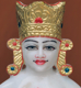 Picture of Normal White Simandhar Swami with Mugat 11” Murti 11MG8
