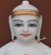 Picture of Super White Simandhar Swami 11” Murti 11S14