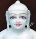 Picture of Super White Simandhar Swami 11” Murti 11S21