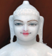 Picture of Super White Simandhar Swami 11” Murti 11S24