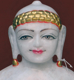 Picture of Super White Simandhar Swami 11” Murti 11S17