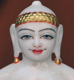 Picture of Super White Simandhar Swami 11” Murti 11S19