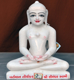 Picture of Super White Simandhar Swami 11” Murti 11S8