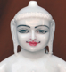 Picture of Super White Simandhar Swami 11” Murti 11S9