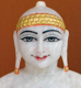 Picture of Normal White Simandhar Swami 13” Murti 13N34