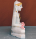 Picture of Normal White Simandhar Swami 13” Murti 13N33