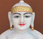 Picture of Normal White Simandhar Swami 13” Murti 13N37