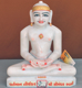 Picture of Normal White Simandhar Swami 13” Murti 13N40