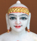 Picture of Super White Simandhar Swami 11” Murti 11S31