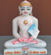 Picture of Super White Simandhar Swami 11” Murti 11S32