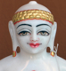 Picture of Super White Simandhar Swami 11” Murti 11S32