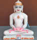 Picture of Super White Simandhar Swami 11” Murti 11S33