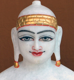 Picture of Super White Simandhar Swami 11” Murti 11S33