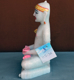 Picture of Super White Simandhar Swami 11” Murti 11S36