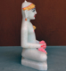 Picture of Super White Simandhar Swami 11” Murti 11S36