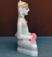 Picture of Super White Simandhar Swami 11” Murti 11S37