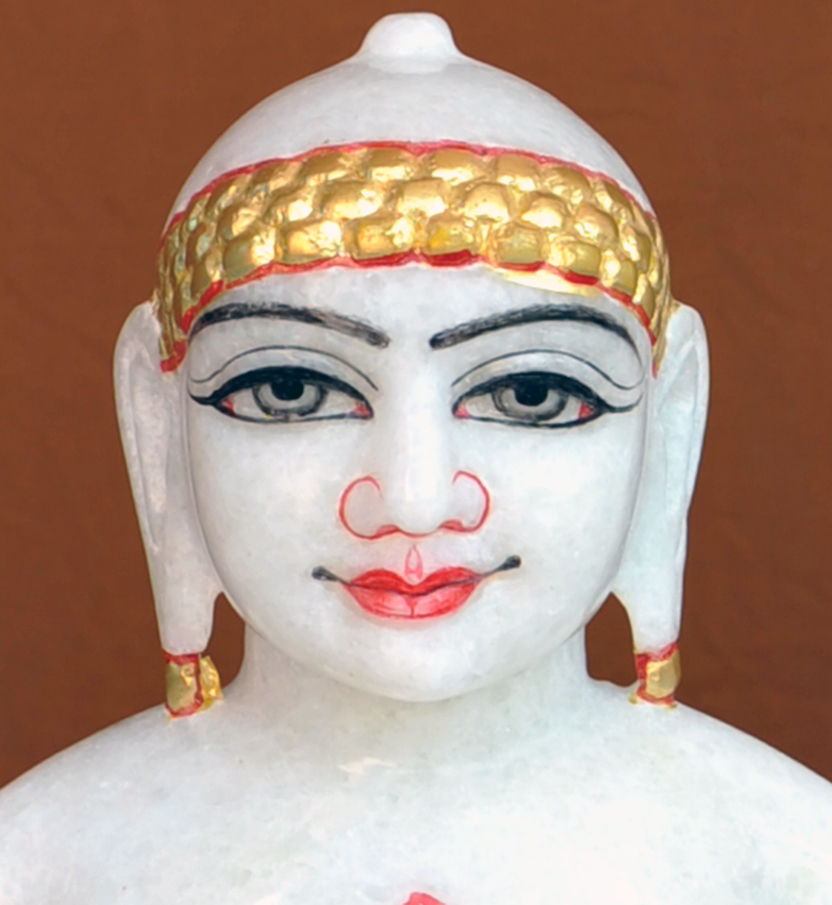 Super White Simandhar Swami 11” Murti 11S40 | Dada Bhagwan Store