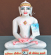 Picture of Super White Simandhar Swami 11” Murti 11S41