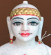 Picture of Super White Simandhar Swami 11” Murti 11S41