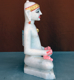 Picture of Super White Simandhar Swami 11” Murti 11S41
