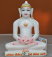Picture of Super White Simandhar Swami 9” Murti 9S6
