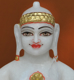 Picture of Super White Simandhar Swami 9” Murti 9S7