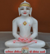 Picture of Super White Simandhar Swami 9” Murti 9S10