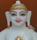 Picture of Super White Simandhar Swami 9” Murti 9S11