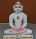 Picture of Super White Simandhar Swami 9” Murti 9S12