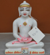 Picture of Super White Simandhar Swami 9” Murti 9S13