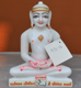 Picture of Super White Simandhar Swami 9” Murti 9S14