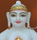 Picture of Super White Simandhar Swami 9” Murti 9S17